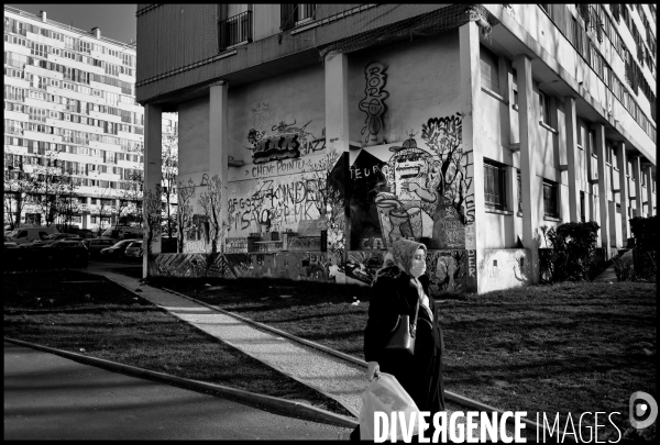 La cité du Chêne Pointu à Clichy sous Bois