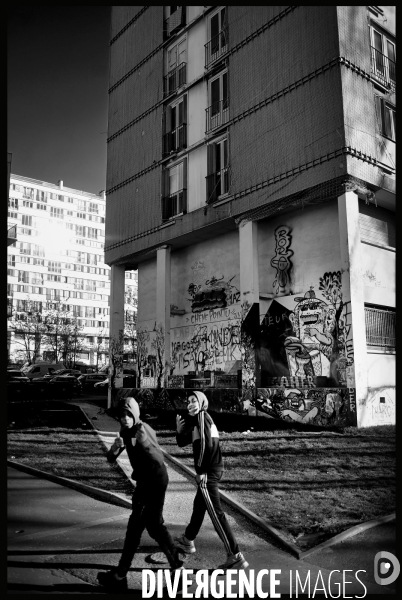 La cité du Chêne Pointu à Clichy sous Bois