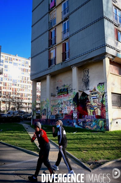 La cité du Chêne Pointu à Clichy sous Bois