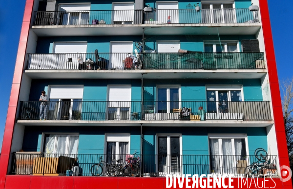 La copropriété en renovation Stamu 2 à Clichy sous Bois