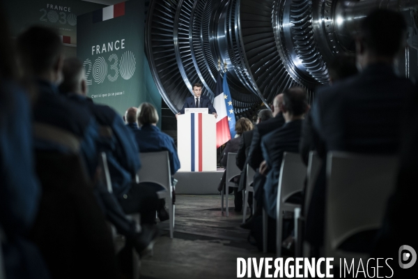 Déplacement d Emmanuel Macron, stratégie énergétique.