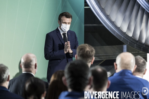 Déplacement d Emmanuel Macron, stratégie énergétique.