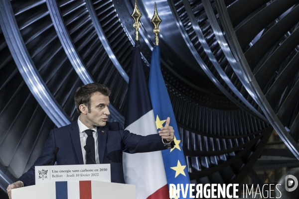 Déplacement d Emmanuel Macron, stratégie énergétique.