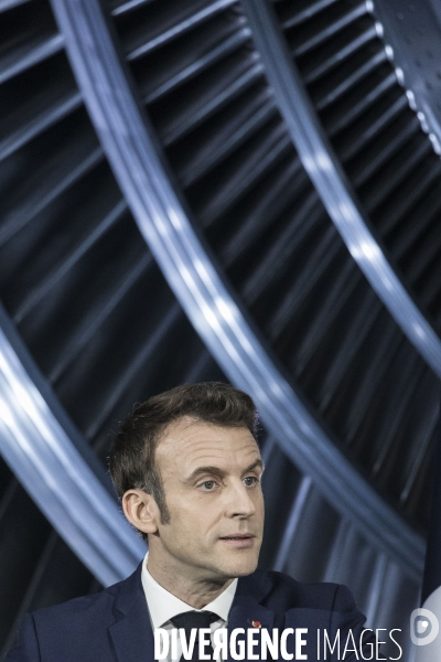 Déplacement d Emmanuel Macron, stratégie énergétique.