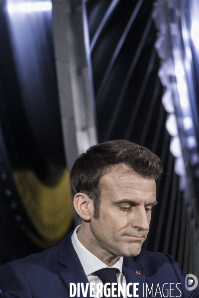 Déplacement d Emmanuel Macron, stratégie énergétique.