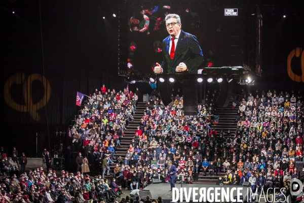 Meeting de Jean-Luc Melenchon à Montpellier