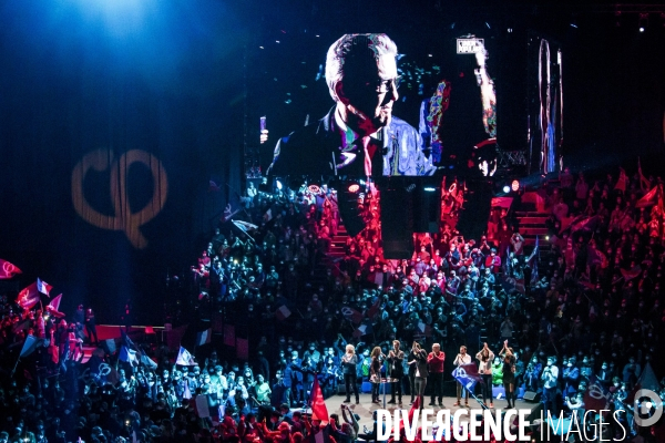 Meeting de Jean-Luc Melenchon à Montpellier