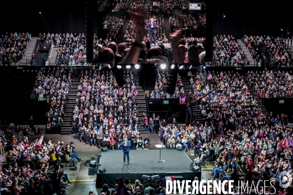 Meeting de Jean-Luc Melenchon à Montpellier