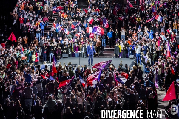 Meeting de Jean-Luc Melenchon à Montpellier