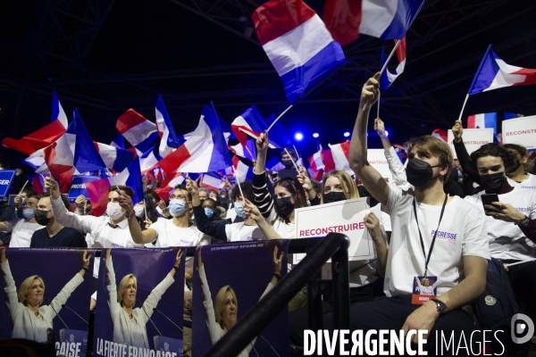 Premier grand meeting de campagne de Valérie PECRESSE au Zenith de Paris