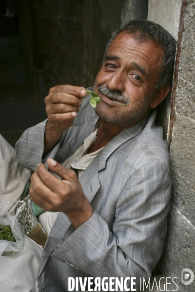 Le khat au yemen