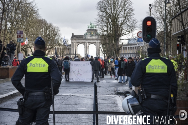 Convoi de la liberté Bruxelles - Institutions européennes