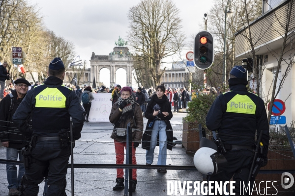 Convoi de la liberté Bruxelles - Institutions européennes