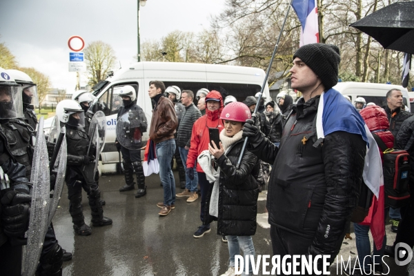 Convoi de la liberté Bruxelles - Institutions européennes