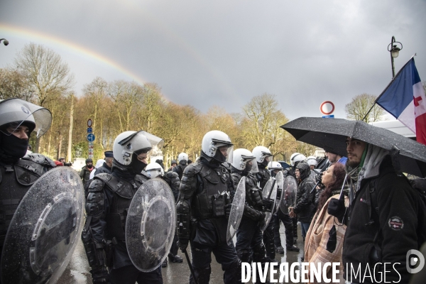 Convoi de la liberté Bruxelles - Institutions européennes