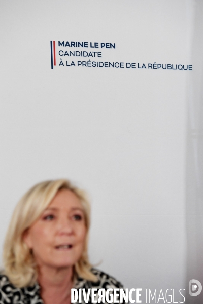 Election Presidentielle 2022 / Marine Le Pen