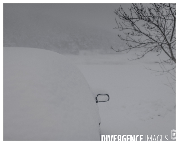 Le long de la Transbassealpine Digne-Nice (jour blanc)