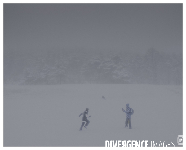 Le long de la Transbassealpine Digne-Nice (jour blanc)