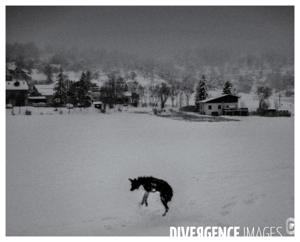 Le long de la Transbassealpine Digne-Nice (jour blanc)