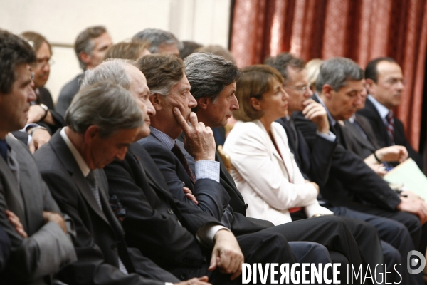 Remise du rapport de la commission cope sur la television publique