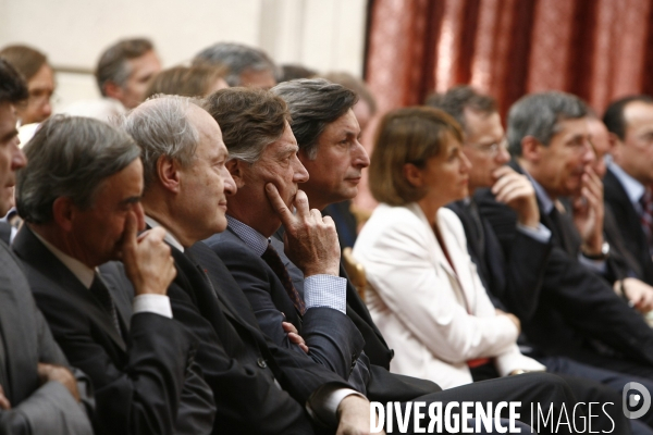 Remise du rapport de la commission cope sur la television publique