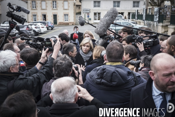 Déplacement de Valérie Pécresse en Vendée.