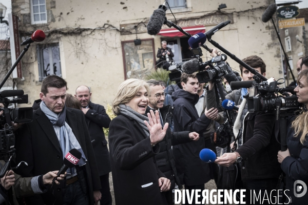 Déplacement de Valérie Pécresse en Vendée.