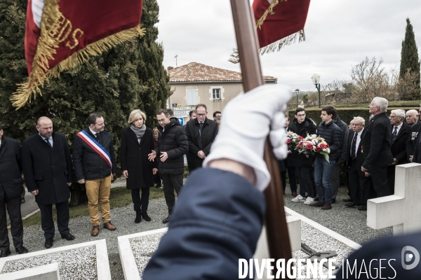 Déplacement de Valérie Pécresse en Vendée.