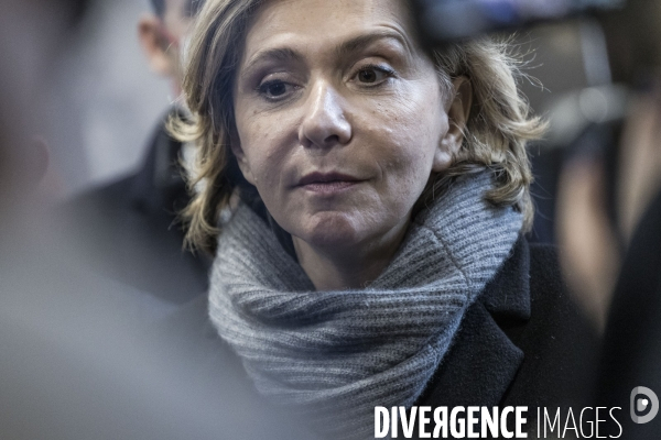 Déplacement de Valérie Pécresse en Vendée.