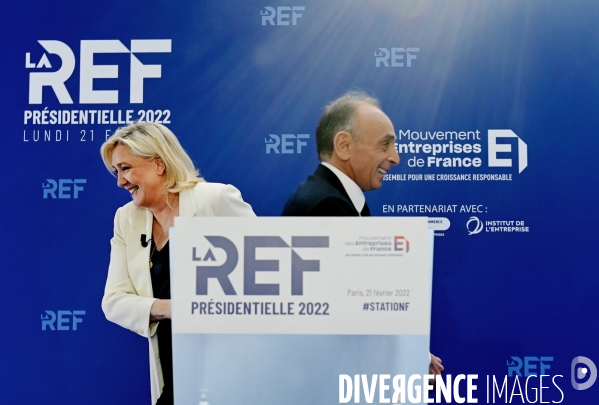 Marine Le Pen avec Eric Zemmour