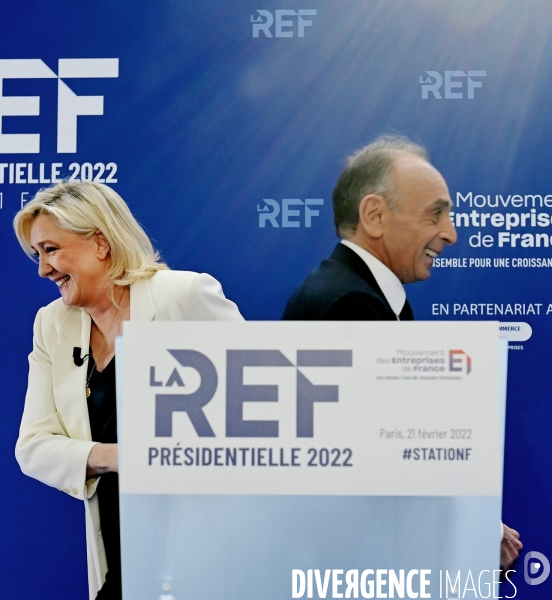 Marine Le Pen avec Eric Zemmour