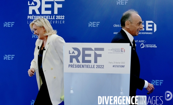 Marine Le Pen avec Eric Zemmour
