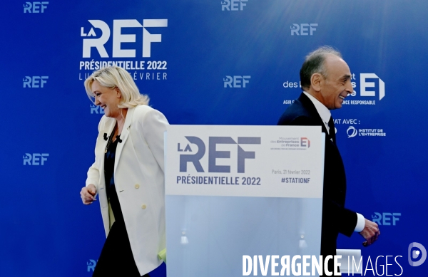 Marine Le Pen avec Eric Zemmour