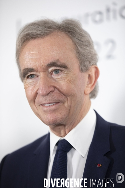 Inauguration de nouveaux ateliers Louis Vuitton par Bernard ARNAULT.