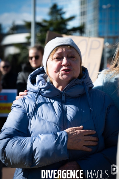 Place des Nations - Manifestation pour la Paix en Ukraine