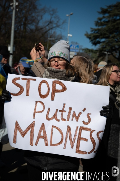 Place des Nations - Manifestation pour la Paix en Ukraine