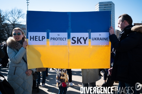 Place des Nations - Manifestation pour la Paix en Ukraine