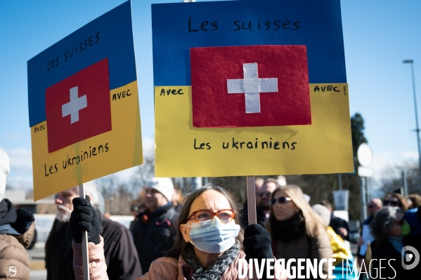 Place des Nations - Manifestation pour la Paix en Ukraine