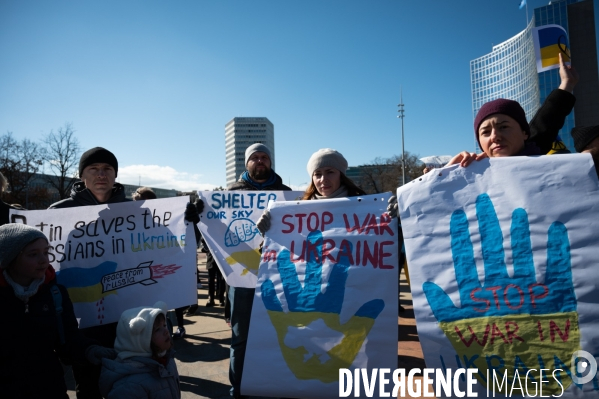 Place des Nations - Manifestation pour la Paix en Ukraine