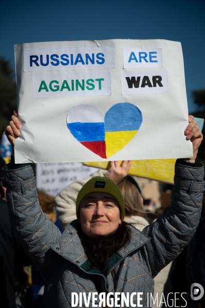 Place des Nations - Manifestation pour la Paix en Ukraine