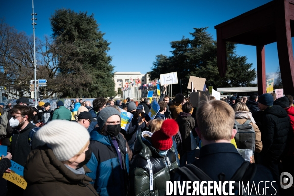 Place des Nations - Manifestation pour la Paix en Ukraine