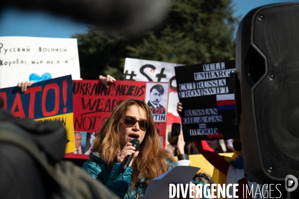 Place des Nations - Manifestation pour la Paix en Ukraine