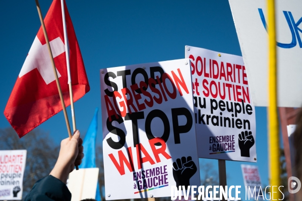 Place des Nations - Manifestation pour la Paix en Ukraine