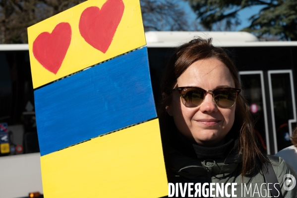 Place des Nations - Manifestation pour la Paix en Ukraine