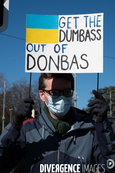 Place des Nations - Manifestation pour la Paix en Ukraine