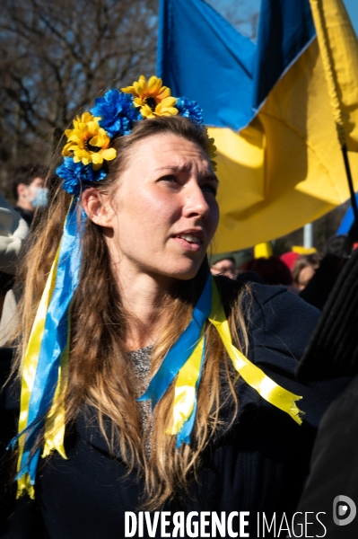 Place des Nations - Manifestation pour la Paix en Ukraine