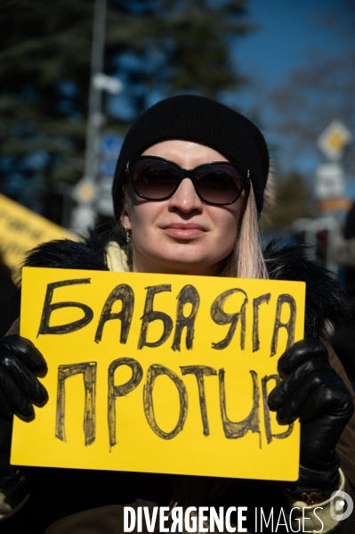 Place des Nations - Manifestation pour la Paix en Ukraine