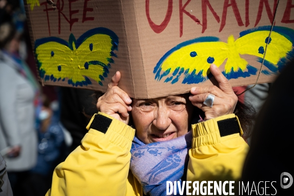 Place des Nations - Manifestation pour la Paix en Ukraine