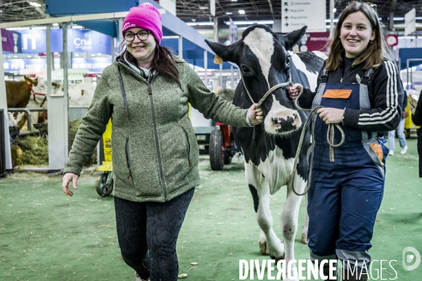 Salon de l Agriculture - Arrivee des Grands Animaux