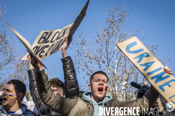 Rassemblement pour l Ukraine - Paris, 26.02.2022